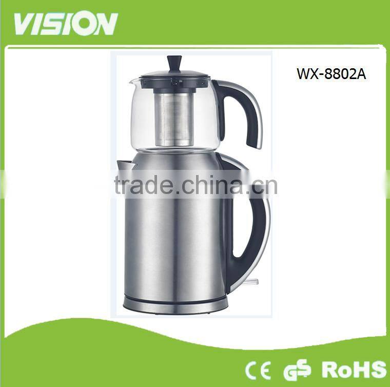 WX-8802A Electric Colorful Tea Maker with teapot tray