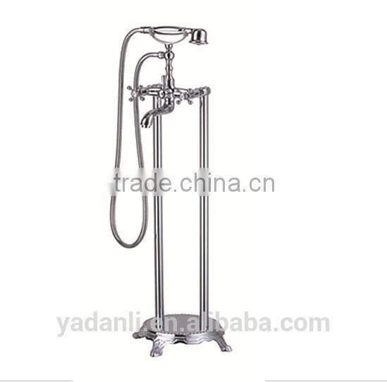 classical polished chrome brass waterfall bathtub faucet bathtub standing faucet