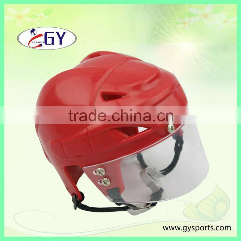 GY good merchantable quality mini ice hockey helmets with visor safe comfortable China Zhuhai supplier
