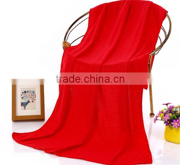 fashion cheap custom plain microfiber woven bath towels