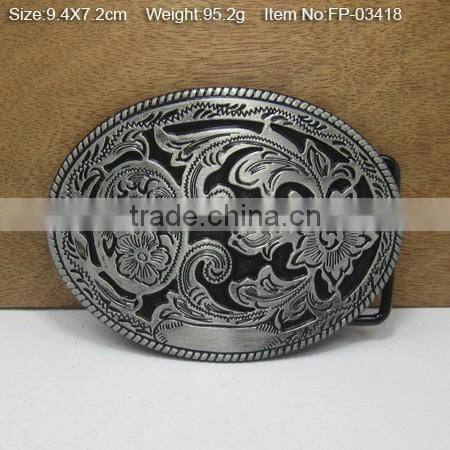 Low Price Plate Metal Buckle 40mm Zinc Alloy Belt Buckle