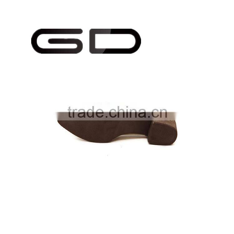 GD fashion retro pointed toe soft leather flat shoes for women