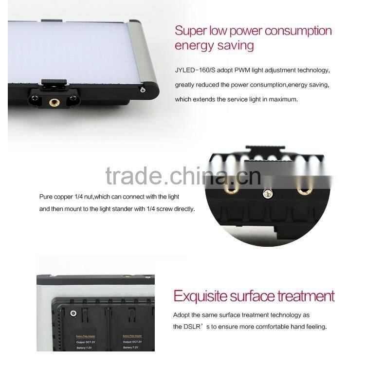 Rechargeable color temperature LED Photography Light CRI95 aluminum alloy body