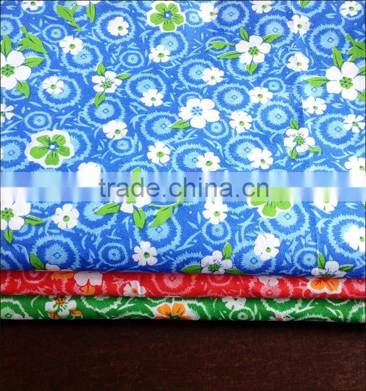Factory price 100% polyester bed sheet fabric 75d*150d hotel bed sheet