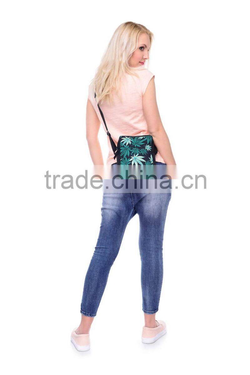 New Deisgn Digital Printed Long Strap Men Small Shoulder Bag