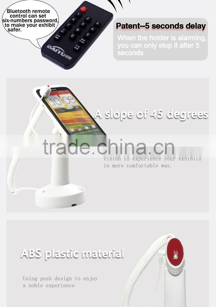 Adjustable cell phoen display alarm plastic security device