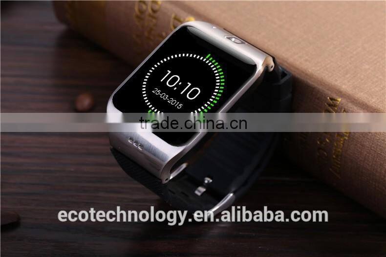 CE ROHS LG118 Bluetooth Smartwatch SIM /TF Card HD Touch Screen with Camera Built in NFC Mate for Android and Iphone cellphone