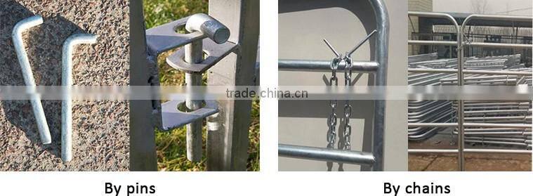 pvc coated cattle fence/oval rail cattle panels