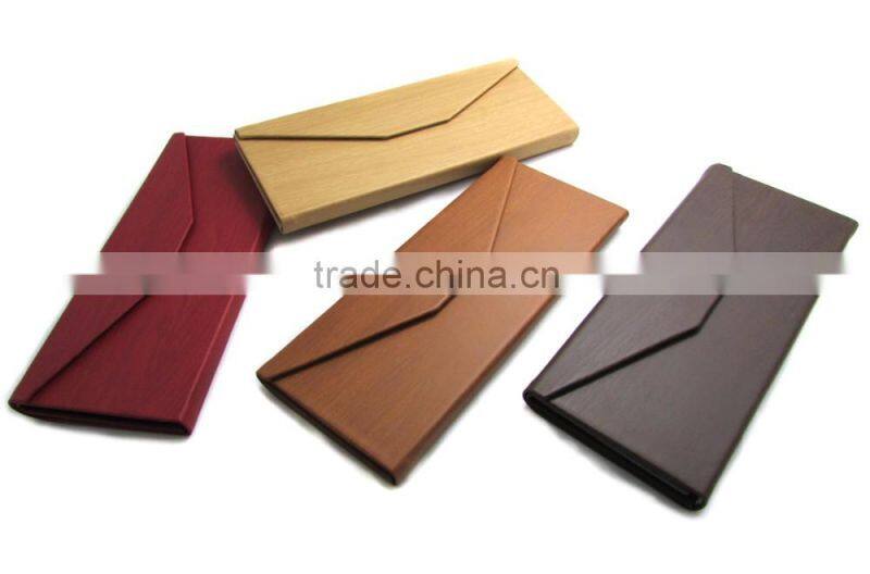 handmade glasses cases/ imitation wooden grain PU cases