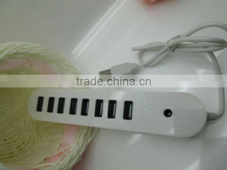 High speed 8 port usb hub spliter for PC laptop notebook