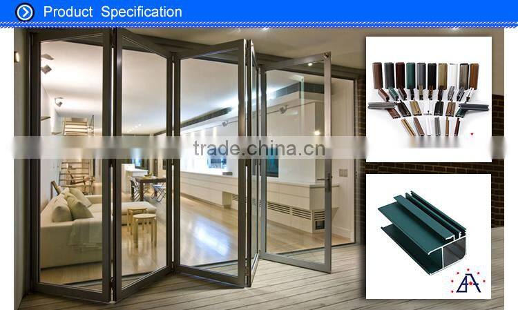 Different colors aluminum profile window