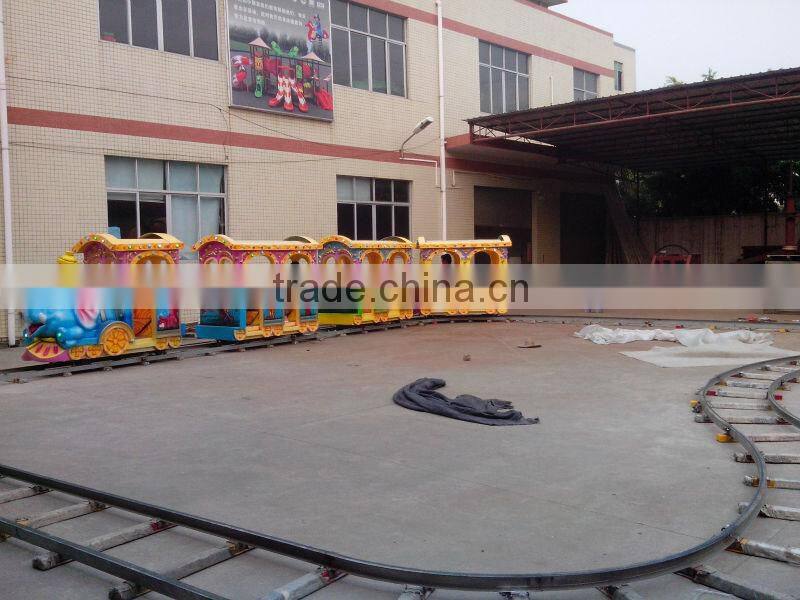 professional amusement park electric track train rides