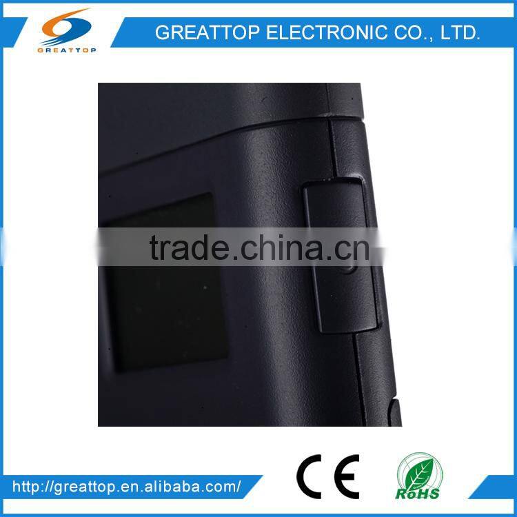 Advanced flat surfaced alcohol sensor alcohol tester one time