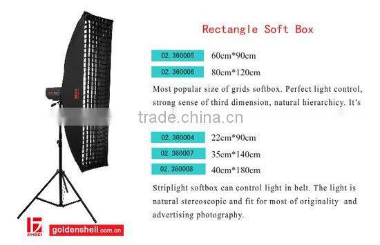 JINBEI EM Series Gird Soft Box, Photo Studio Flash Accessory, Rectangular, Octagonal, Photographic Equipment