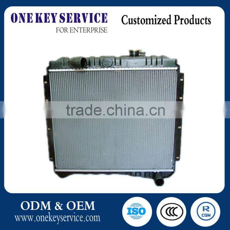 China manufacturer of customized made air-cooled plate &bar aluminum radiator core for trucks with with high heat transfer