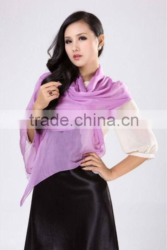 Digital printed silk scarf 090