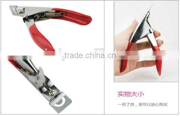 Nail Scissors Stainless Steel Edge Cutter French Nail Acrylic Art Shear Tip Nail Clipper & Trimmers