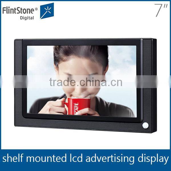 FlintStone retail motion activated 7 inch circular lcd video screen