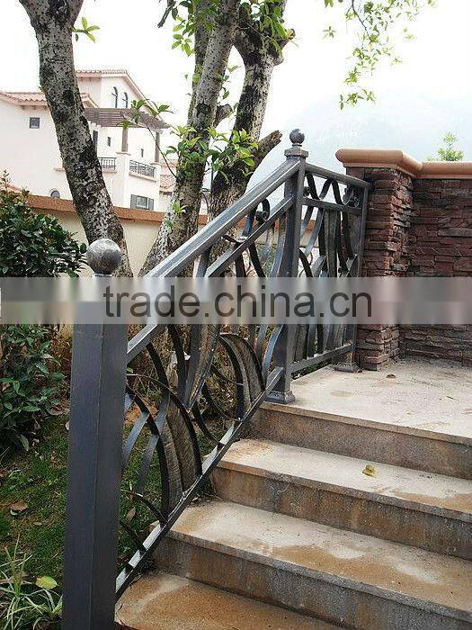 Top-selling modern hand forged outdoor handrail