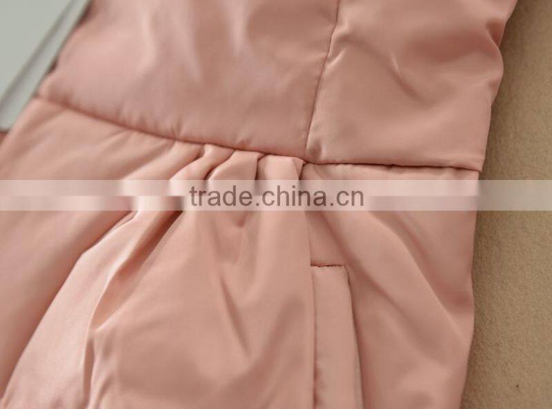 clothing factory in china 2014 ladies beautiful fashion down coat