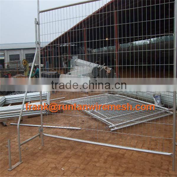 factory 2014 steel hot dipped galvanized welded temporary construction fence