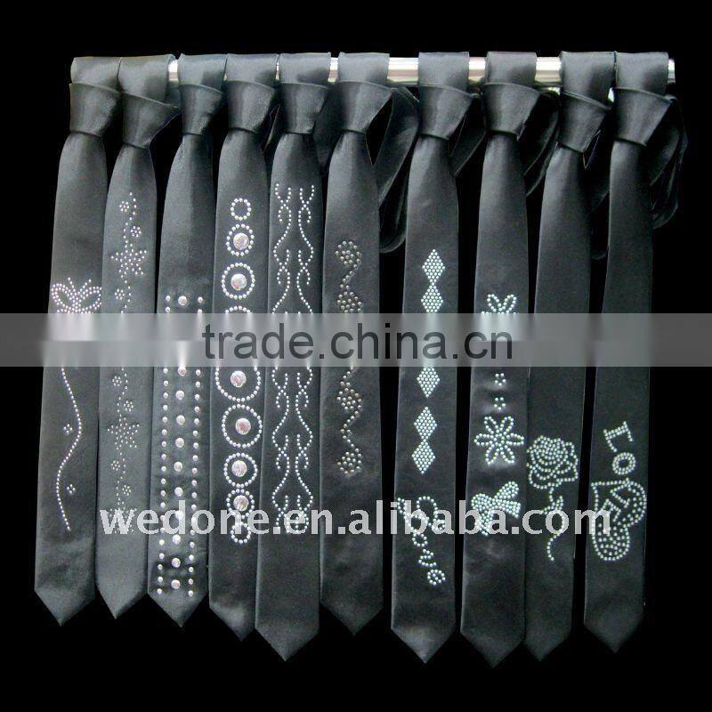 Popular unicolor tie colorful skinny tie