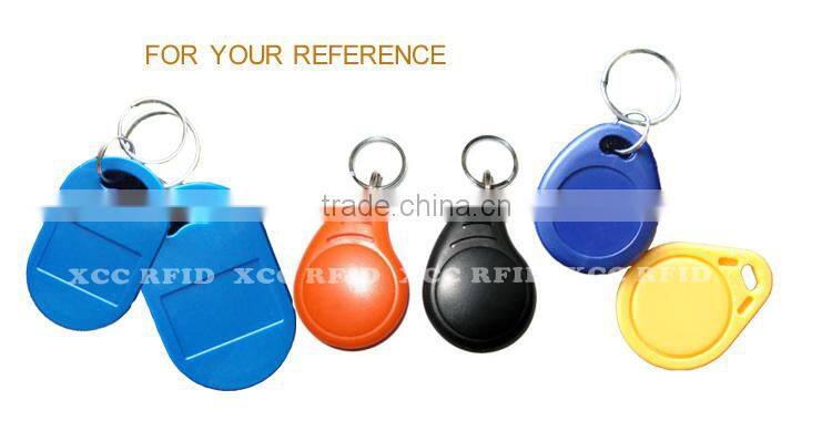 Plastic keyfob for rfid door entry system