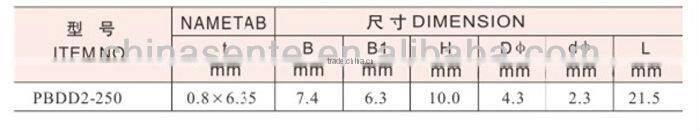 Shoulder shaped male & female insulation terminal