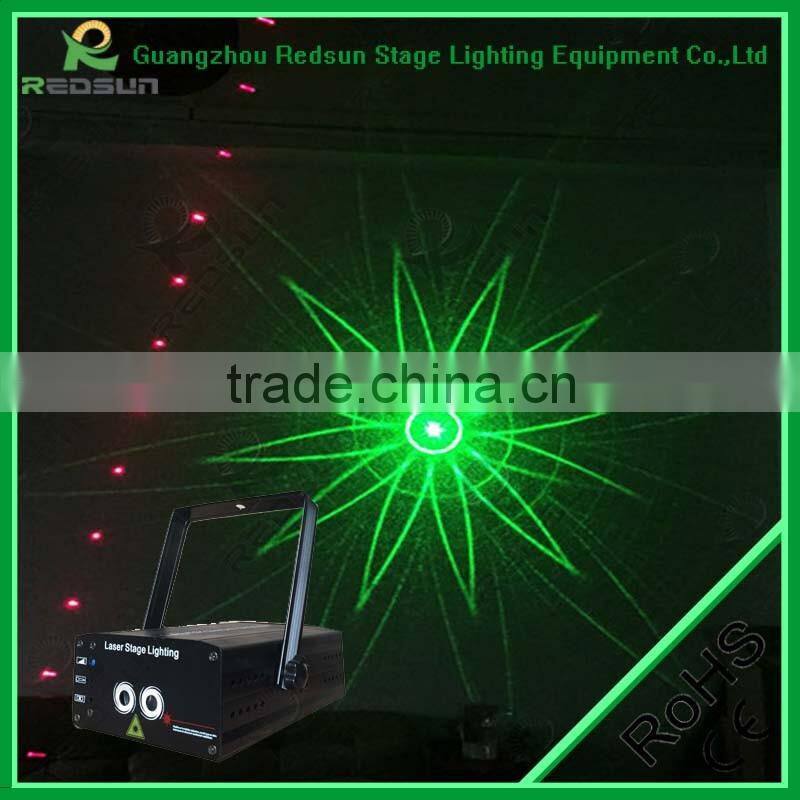 2016NEWEST!! CREATIVE EFFECTS!!RG LED Stage laser light for wedding/party/concert/show/club/christmas decoration