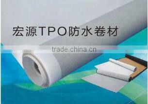 TPO roofing membrane for roof