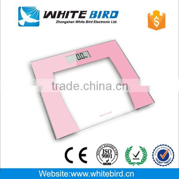 simple design bathroom scale with temperature function