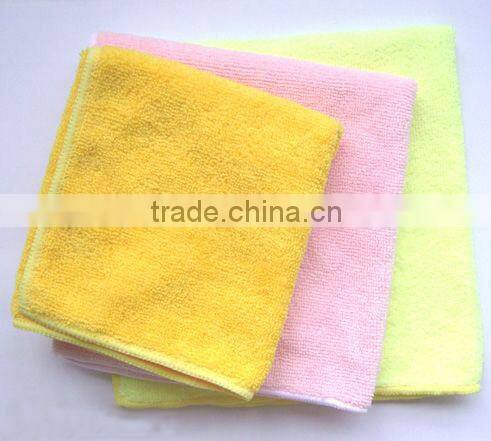 Weft knitted pearl microfiber 300gsm