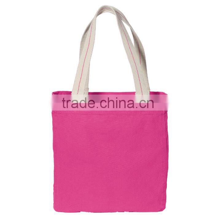 100% Garment Washed Cotton Canvas Tote Bag
