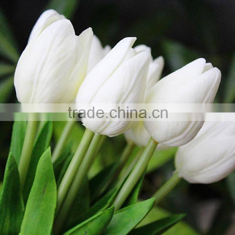 hot sale real touch PU artificial flower mini tulip