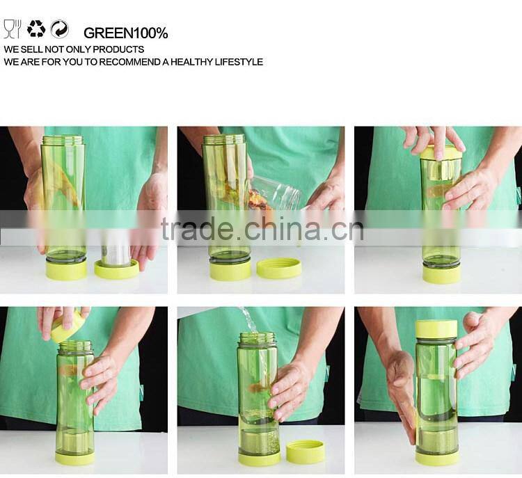 High quality plastic sports joyshaker tea cups 650ml