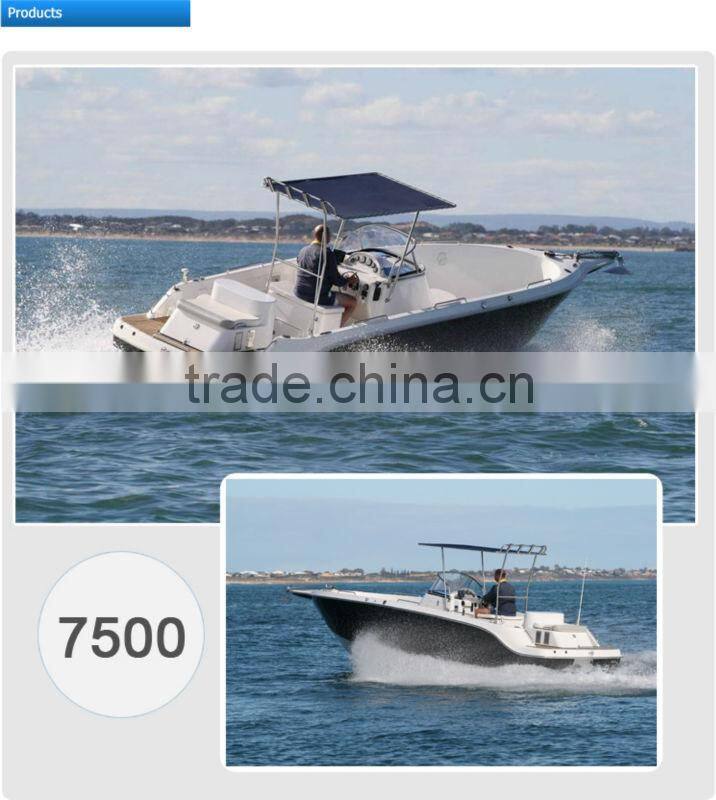 8m Fiberglas Center Console Walkaround Fishing Boat