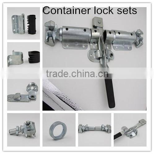 Shipping container door parts:anti rack ring,lock cam,lock keeper, lock handle