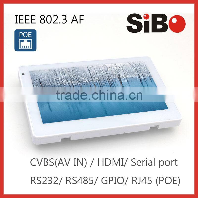7 Inch Embedded Installation Android Tablet With RJ45 POE RS485