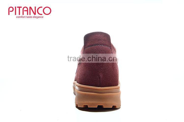 Swede leather mens height increasing shoes casual shoes