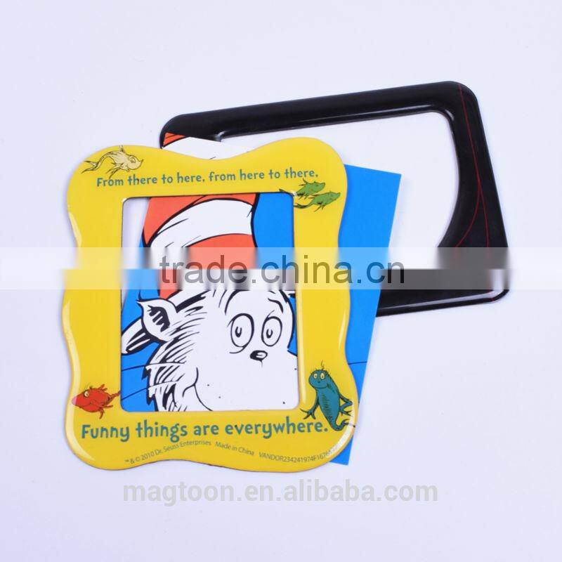 2016 funny dog epoxy magnetic picture photo frame