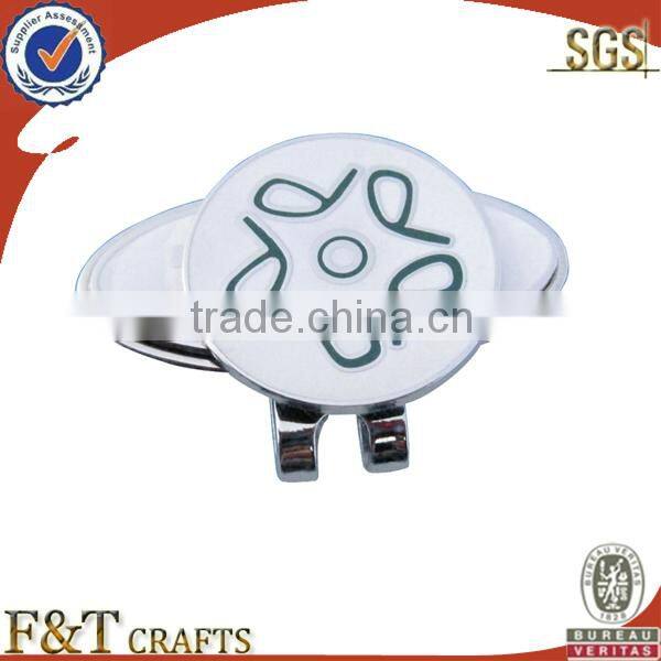 customized sport magnet golf hat clips with ball markers
