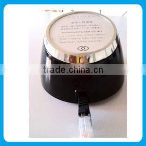 hotel equipment pull-through network cable holder