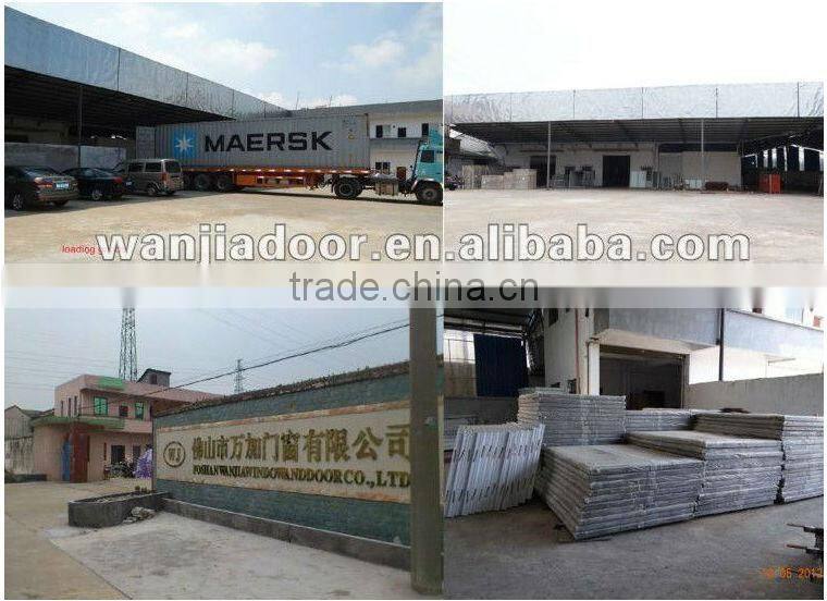 cheap price double glaze good quality aluminum tilt and turn side hung window Foshan wanjia factory price