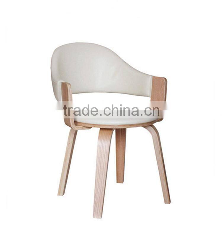 2016 New style cheap solid wood pu Washable comfortable dining chair Y377