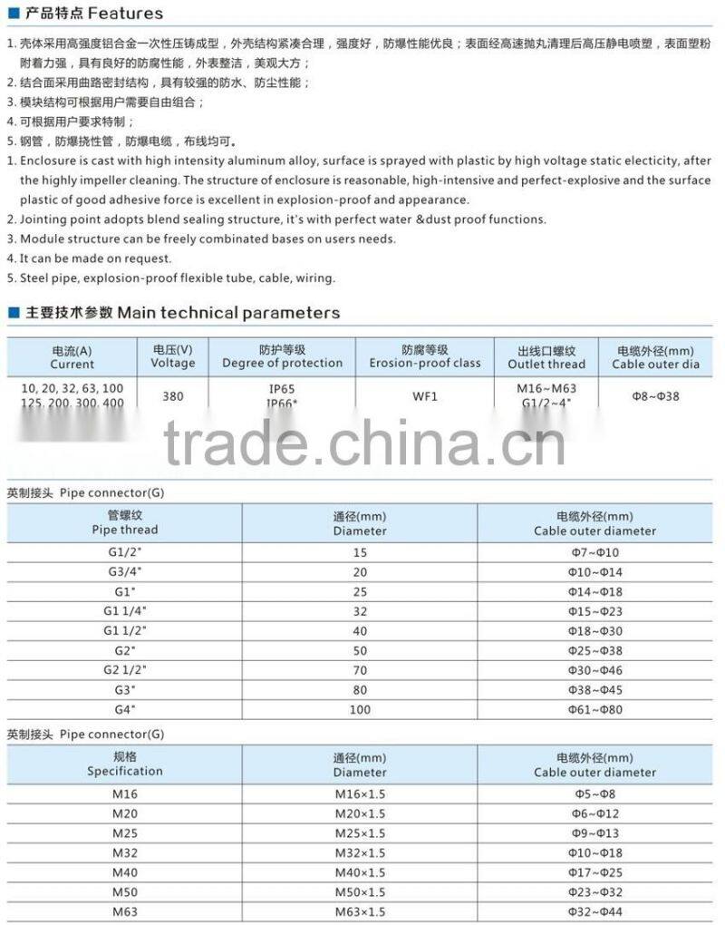 Sales promotion BXJ51-Explosion proof junction boxes Electrical fitting Box