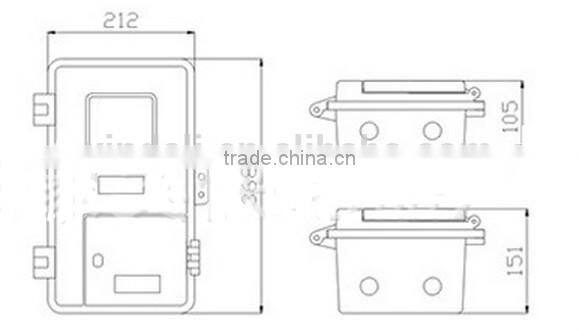 electric meter box waterproof