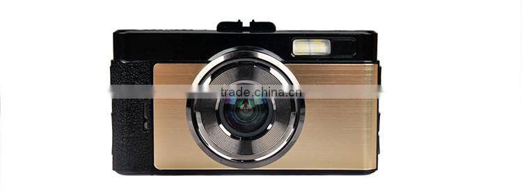 GT100/HD25 RoHS certificated H.264 HD rear view video 720P dual camera car camcorder