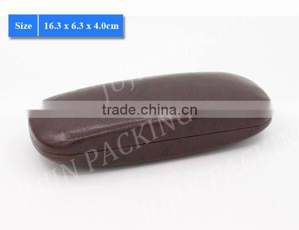 YJ-3017 preminum quality leather wrapped metal eye glasses case