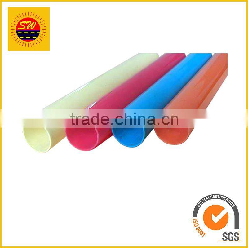 2" hollow pvc abs pp plastic colored tube