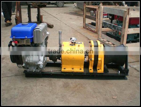 Gasoline Speedy Petrol 5 Tons Engine Powered Hoist Winch 5 Tons